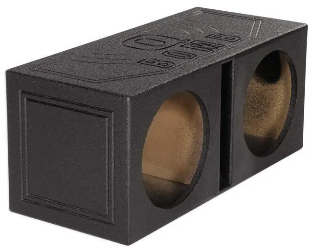 Alt view image 2 of 6 - RBL12V Dual 12" 1.5 cu.ft. Vented Subwoofer Enclosure, Bed Liner Finish, High-Power Bass, Durable MDF, for Car Audio Enthusiasts