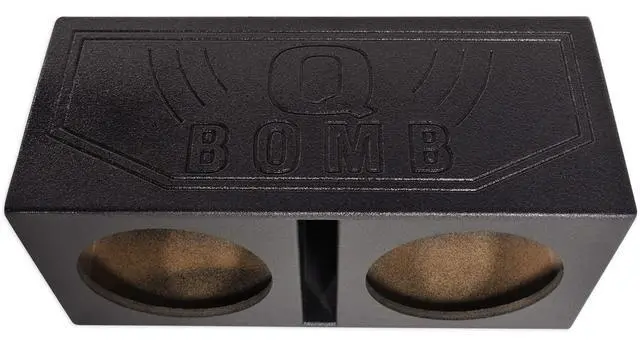 Alt view image 5 of 6 - RBL12V Dual 12" 1.5 cu.ft. Vented Subwoofer Enclosure, Bed Liner Finish, High-Power Bass, Durable MDF, for Car Audio Enthusiasts