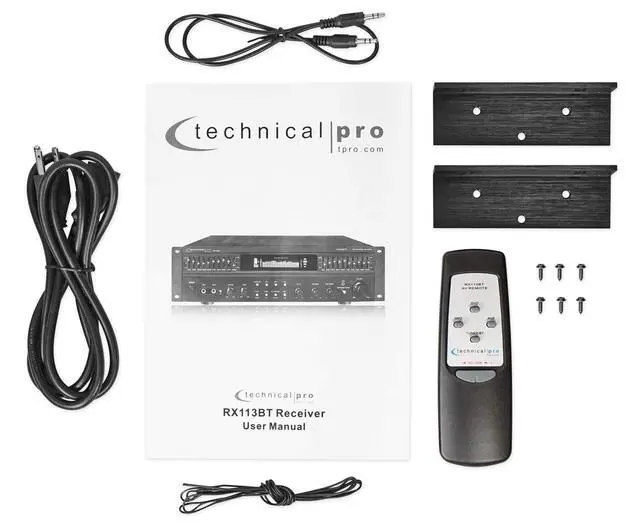 Alt view image 4 of 5 - RX113BT 1500w Bluetooth Home Receiver Amplifier Amp w/ 10 Band EQ