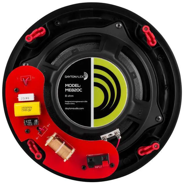 Alt view image 4 of 6 - ME620C 6-1/2" 2-Way Micro-Edge Ceiling Speaker Pair (8")