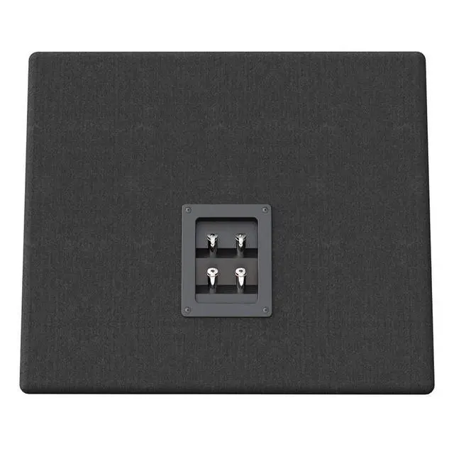 Alt view image 4 of 4 - Single 12" Car Audio Subwoofer Sealed Enclosure, Black