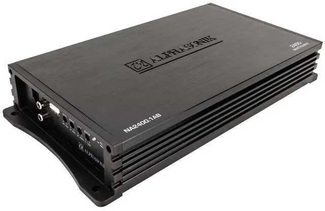 Alt view image 2 of 4 - NA2400.1AB Neuron Series 2400 Watts Max Monoblock Car Amp with 4-Way Protection Circuitry Multi-Channel Bridgeable Class A/B Amplifier Low & High Level Inputs (Remote Bass Knob Included)