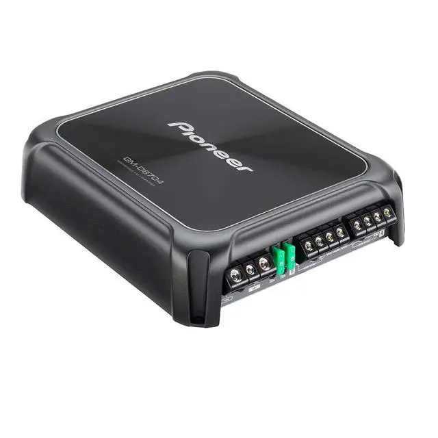 Alt view image 2 of 4 - 4CH AMP/150WX4/BASSBOOST REM, Black (GM-D8704)