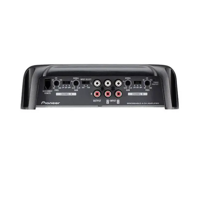 Alt view image 4 of 4 - 4CH AMP/150WX4/BASSBOOST REM, Black (GM-D8704)