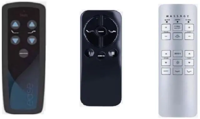 Main image of Replacement Remote Control Compatible with Sealy Ease Adjustable Bed (Value Silver or Black Remote)