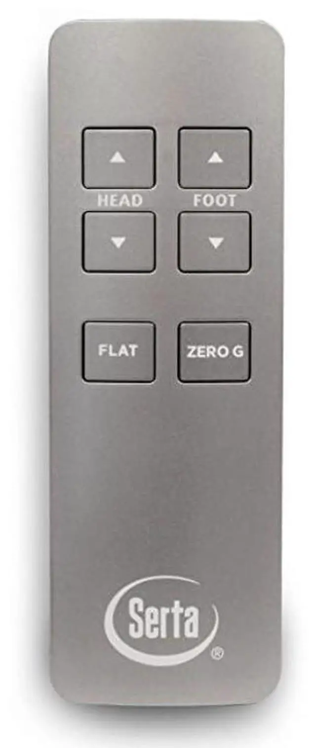 Alt view image 6 of 6 - Replacement Remote Control Compatible with Sealy Ease Adjustable Bed (Value Silver or Black Remote)