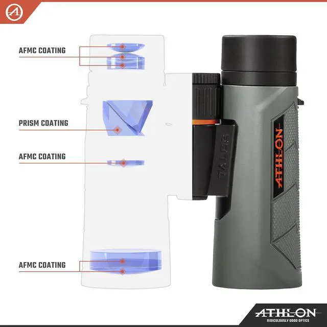 Alt view image 3 of 4 - 10x42 Talos G2 HD Binoculars with Eye Relief for Adults and Kids, High-Powered Binoculars for Hunting, Birdwatching, and More
