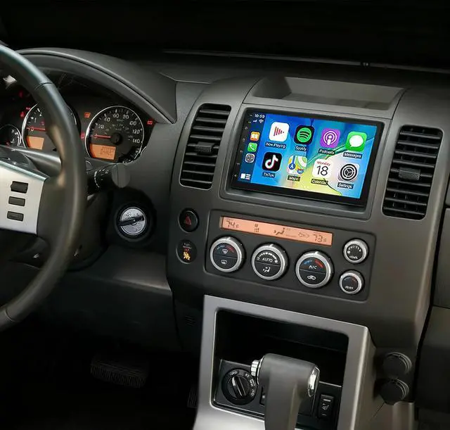 Main image of Double Din Radio Stereo for Nissan Pathfinder 2005-2010 with Wireless Carplay & Android Auto,7 Inch Android 13 Car Audio Receiver GPS Navigation Unit with Bluetooth Head Unit WiFi SWC