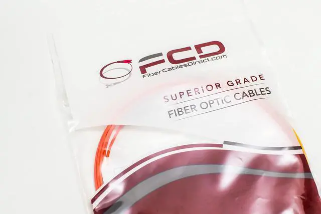 Alt view image 4 of 4 - FiberCablesDirect OM1 Multimode Fiber Patch Cable | Length Options 0.5M300M | ST ST | 150M (492.13ft) | Duplex 62.5/125µm | 1Gb Ethernet | Orange OFNR PVC