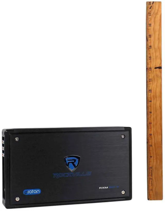 Alt view image 2 of 6 - RockvilIe RXM8BTB 8 Channel 1500 Watt Bluetooth Car Stereo Amplifier Amp