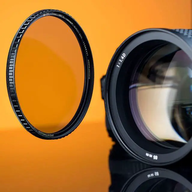Alt view image 2 of 3 - Breakthrough Filters 6 Stops 55mm Dark CPL Combination Circular Polarizer and Neutral Density Filter As One Filter