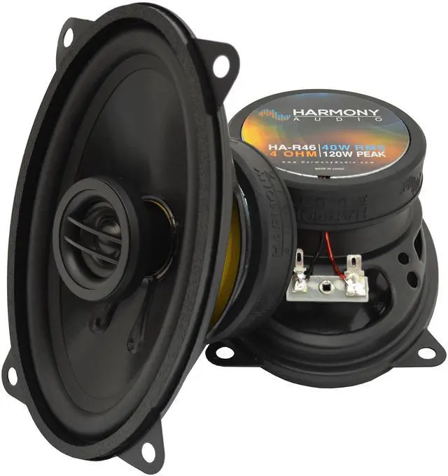 Alt view image 4 of 4 - HA-R5 Compatible with Chevy Silverado Pickup 1999-2006 Car Stereo Rhythm Series 5.25" Replacement 225W Speakers, HA-R46 4x6 120W Speakers and HA-724568 SpeakerHarness