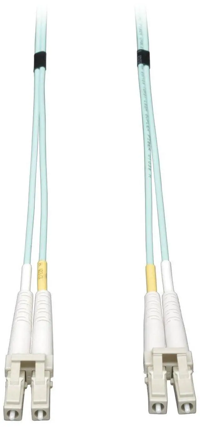 Main image of 10Gb Duplex Multimode 50/125 OM3 LSZH Fiber Patch Cable, (LC/LC) - Aqua, 50M (164-ft.)(N820-50M)