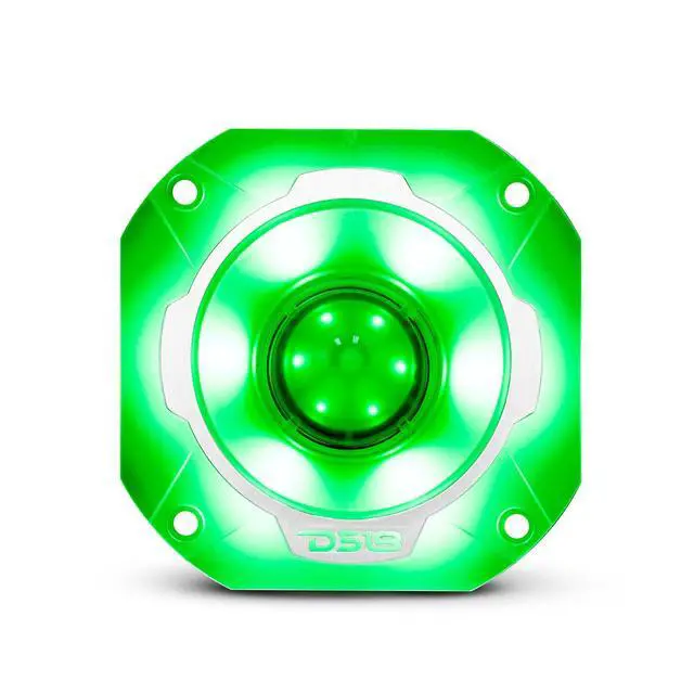 Alt view image 2 of 4 - PRO-TW3L RGB Alluminum Super Bullet Tweeter and Bullet- 1.5" Voice Coil, Polycarbonate Body and Bullet, 250W RMS, 4 Ohms, Built in Crossover - 1 Speaker