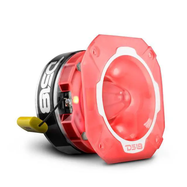 Alt view image 3 of 4 - PRO-TW3L RGB Alluminum Super Bullet Tweeter and Bullet- 1.5" Voice Coil, Polycarbonate Body and Bullet, 250W RMS, 4 Ohms, Built in Crossover - 1 Speaker
