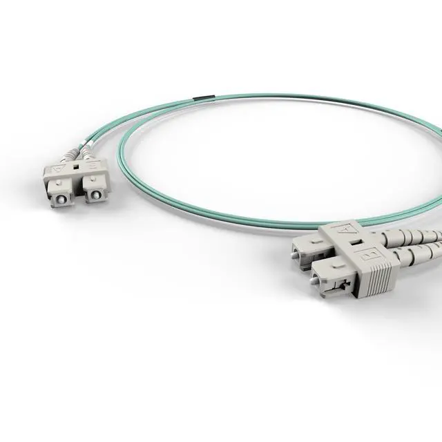 Alt view image 2 of 5 - SC-SC OM4 Fiber Patch Cable - 10Gb Duplex 50/125µm Multimode Corning Glass | 45M (147.64ft) | Bulk Networking, Data Centers, Telecom, Enterprise Applications | Length Options: 0.5M-300M