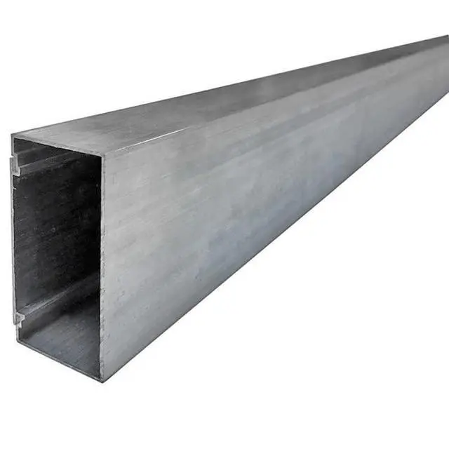 Alt view image 2 of 5 - Aluminum Metal Surface Cable Raceway Wire Molding - 1.5" W x 1.1875" H - 58 Inch - (Pack of 2)