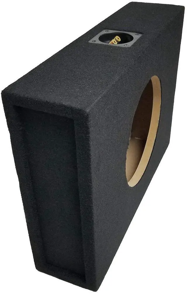 Alt view image 4 of 5 - BR Single 12" Shallow Subwoofer Box Low Sealed Slim Enclosure