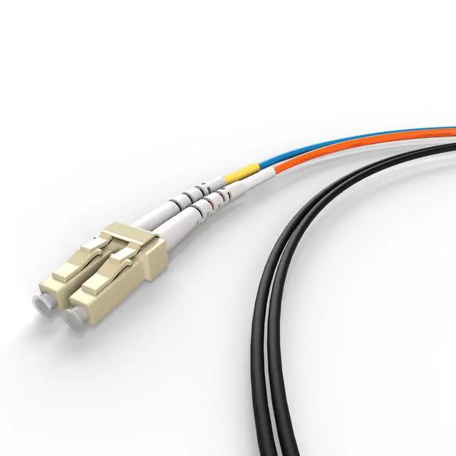 Alt view image 2 of 4 - LC LC OM1 Indoor/Outdoor Fiber Optic Patch Cable 10Gb/40Gb/100Gb Corning Glass | 25.0m (82.0ft) | Water & UV-Resistant for Data Centers, Outdoor Conduit, Campus Links | Length: 0.5M-300M