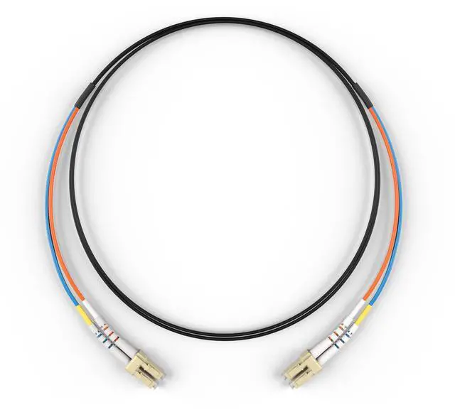 Alt view image 3 of 4 - LC LC OM1 Indoor/Outdoor Fiber Optic Patch Cable 10Gb/40Gb/100Gb Corning Glass | 25.0m (82.0ft) | Water & UV-Resistant for Data Centers, Outdoor Conduit, Campus Links | Length: 0.5M-300M
