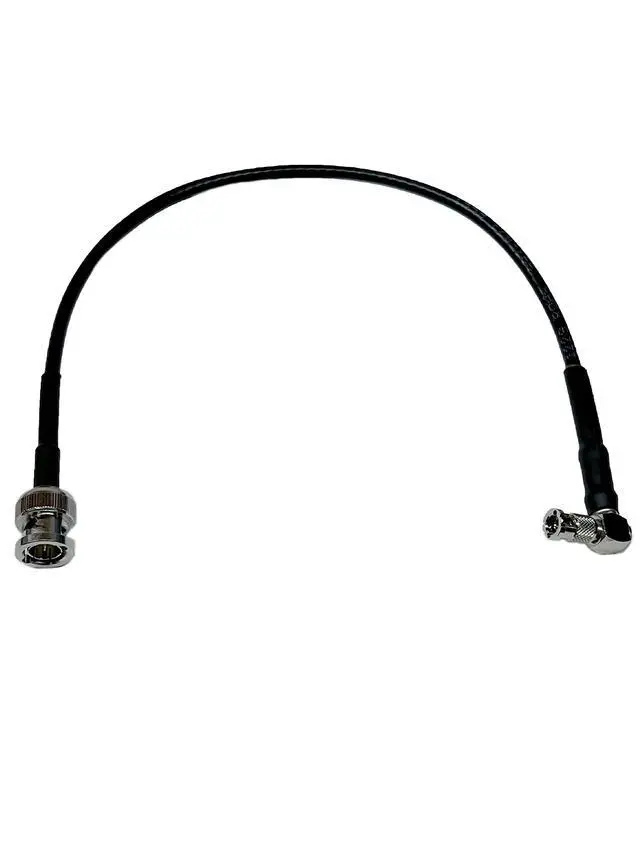 Alt view image 3 of 6 - 10 Foot Belden 4855R 12G Rated Standard BNC Male to High Density Micro Right Angle BNC Male 3G/6G/12G HD-SDI Mini RG59 Video Adapter Cable