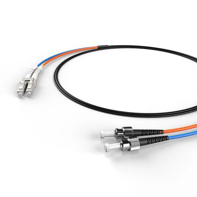 Alt view image 2 of 4 - LC ST OM1 Indoor/Outdoor Fiber Optic Patch Cable 10Gb/40Gb/100Gb Corning Glass | 20.0m (65.6ft) | Water & UV-Resistant for Data Centers, Outdoor Conduit, Campus Links | Length: 0.5M-300M