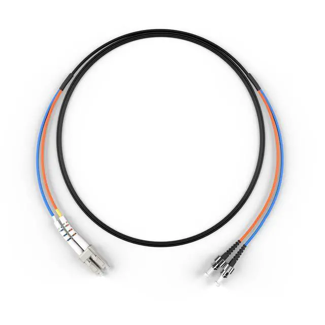 Alt view image 3 of 4 - LC ST OM1 Indoor/Outdoor Fiber Optic Patch Cable 10Gb/40Gb/100Gb Corning Glass | 20.0m (65.6ft) | Water & UV-Resistant for Data Centers, Outdoor Conduit, Campus Links | Length: 0.5M-300M