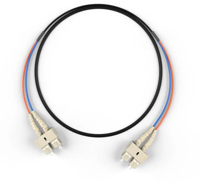 Alt view image 3 of 4 - SC SC OM1 Indoor/Outdoor Fiber Optic Patch Cable 10Gb/40Gb/100Gb Corning Glass | 12.0m (39.4ft) | Water & UV-Resistant for Data Centers, Outdoor Conduit, Campus Links | Length: 0.5M-300M