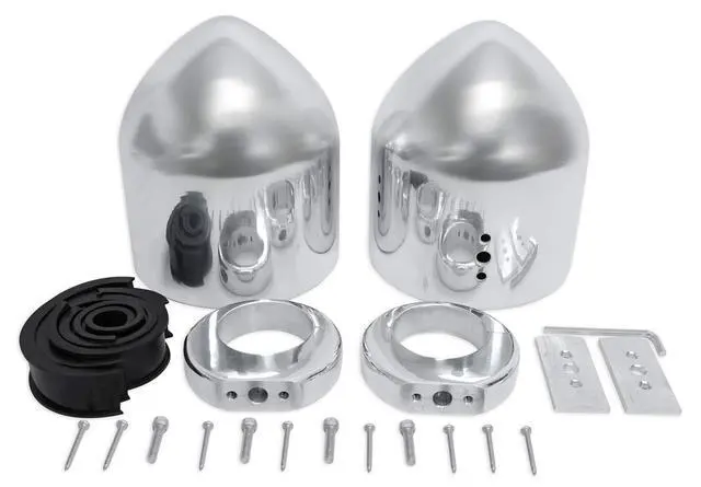 Alt view image 5 of 6 - Pair MAC525S 5.25" Marine Wakeboard Speaker Pods, Silver Polished Aluminum, Waterproof, Universal Fit, High-Efficiency Airspace, for Boats and Water Sports