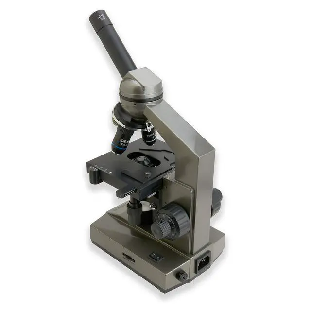 Alt view image 2 of 4 - Intermediate 100x-1000x Biological Microscope with Mechanical Stage (MS-100)