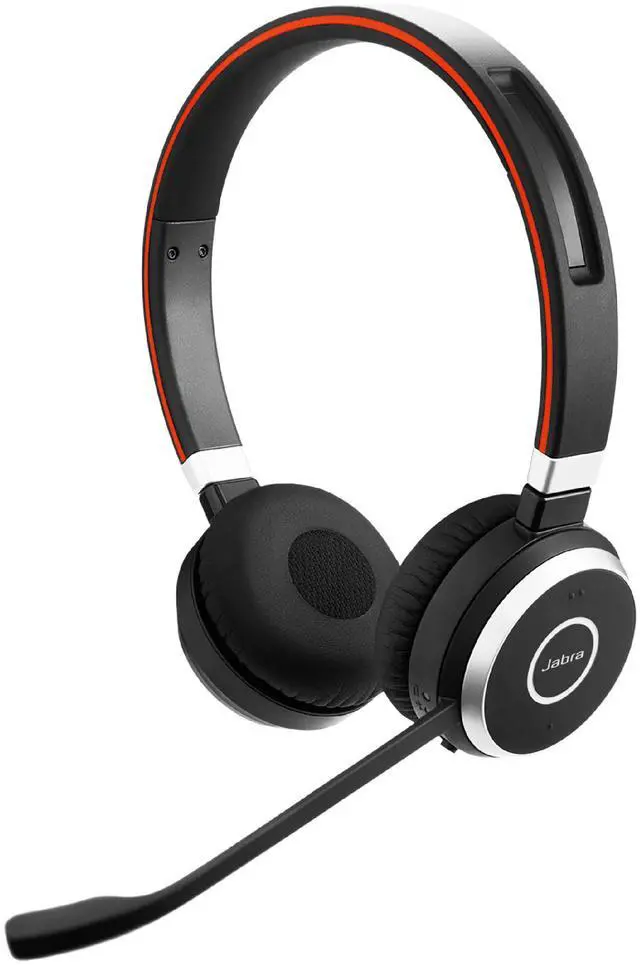 Main image of Evolve 65 SE Link380a MS Stereo- Bluetooth Headset with Noise-Cancelling Microphone, Long-Lasting Battery and Dual Connectivity - Works with All Other Platforms - Black