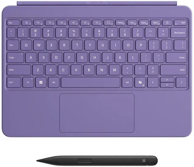 Main image of Surface Pro Keyboard and Slim Pen 2 Bundle for Surface Pro 12" Device, Alcantara Material, Violet