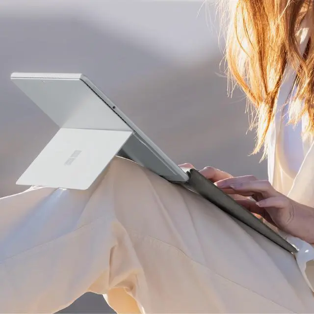Alt view image 4 of 6 - Surface Pro Keyboard Without Pen Storage for Surface Pro Copilot+ (11th Edition), Pro 9 and 8, Alcantara Material, Black
