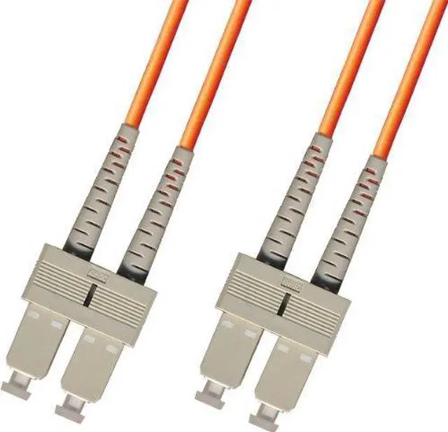 Main image of 100 Meter OM1 Multimode Duplex Fiber Optic Cable (62.5/125) - SC to SC - Orange
