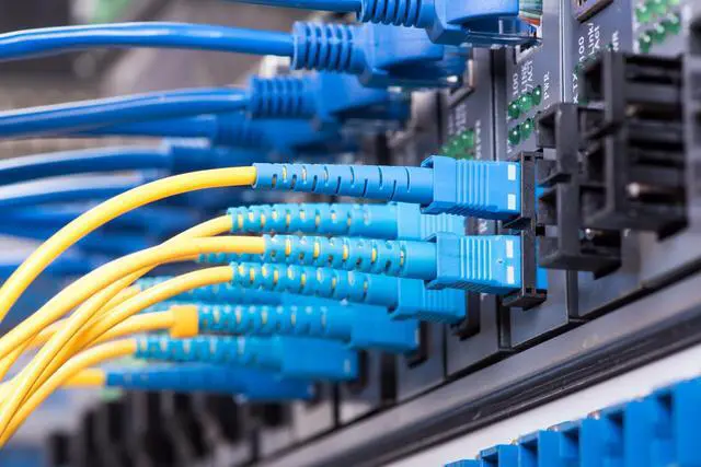 Alt view image 6 of 6 - 1-Pack 65 Meter LC/U to SC/U Fiber Patch Cable, Corning SMF-28 Singlemode 9/125um Ultra Optical Fiber, OS1/OS2 Compatible, Duplex Yellow Riser OFNR Cable Jacket
