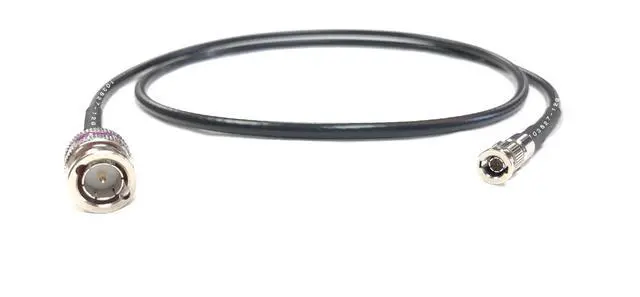 Alt view image 2 of 5 - 10 Foot Belden 4855R 12G Rated Standard BNC Male to High Density Micro BNC Male 3G/6G/12G HD-SDI Mini RG59 Video Adapter Cable