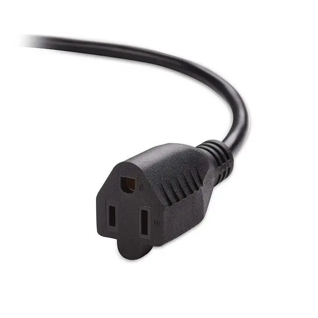 Alt view image 2 of 4 - 5 PCS, 16AWG Power Extension Cord Cable, Black 25 Feet, CNE592466