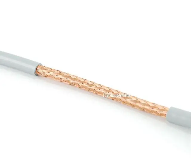 Alt view image 3 of 4 - CablesOnline 120ft RG-8/U Mini Coax UHF PL-259 Male/Male Grey Antenna Cable (R-U8120)