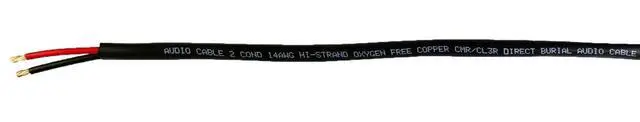 Alt view image 6 of 6 - 14 AWG 100-Feet Direct Burial Speaker and Lighting Wire (2 Channel, Pure Oxygen Free Copper, High Strand Count)