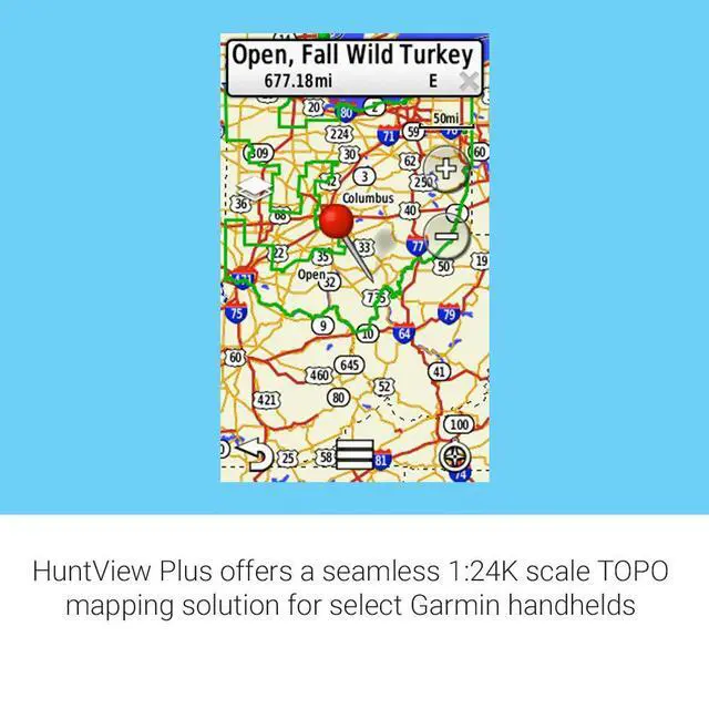 Alt view image 2 of 5 - Huntview Plus, Preloaded microSD Cards With Hunting Management Units for Handheld GPS Devices