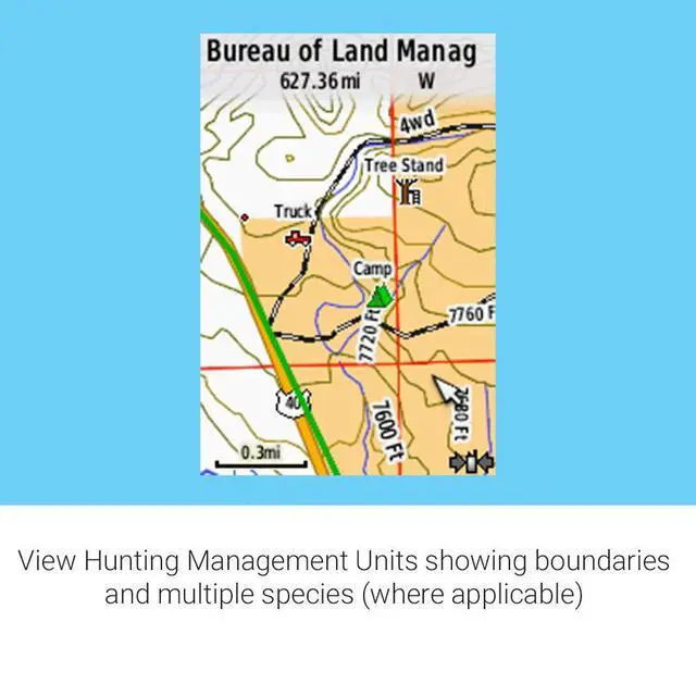 Alt view image 4 of 5 - Huntview Plus, Preloaded microSD Cards With Hunting Management Units for Handheld GPS Devices