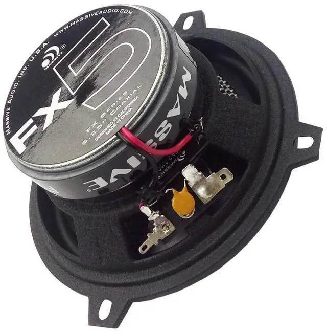 Alt view image 3 of 5 - FX5 5.25" Coaxial Car Speakers | 150W Max Power, 8oz Magnet, 88dB Sensitivity Premium Sound Upgrade for Car Audio Systems
