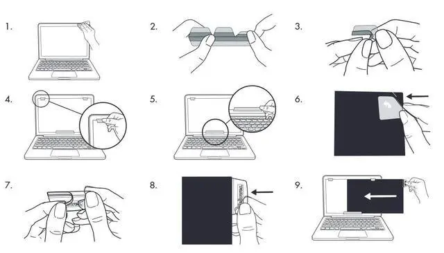 Alt view image 6 of 6 - PrivaScreen Privacy Filter for 15.6 Inch Widescreen Laptops 16:9 (4802001)