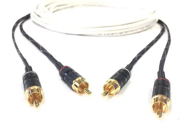 Alt view image 3 of 5 - 125 Foot Stereo RCA Plenum CL3P Audio Cable Male to Male 31092P