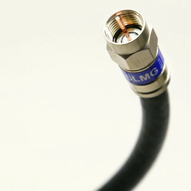 Alt view image 4 of 4 - 165ft Direct Burial Underground RG6 COAXIAL Cable 18AWG 75 Ohm Gel Braided Weather Seal Brass CONNECTORS Barrel & 10 Nail Clips Included UL ETL Cut to Order and Assembled in USA INTL