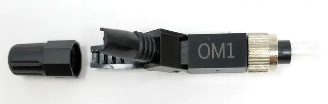 Alt view image 2 of 2 - Field Installable FC-UPC Multimode OM1 62.5/125 Connector for 0.9mm, 2.0mm, 3.0mm Cable (10 Pack)