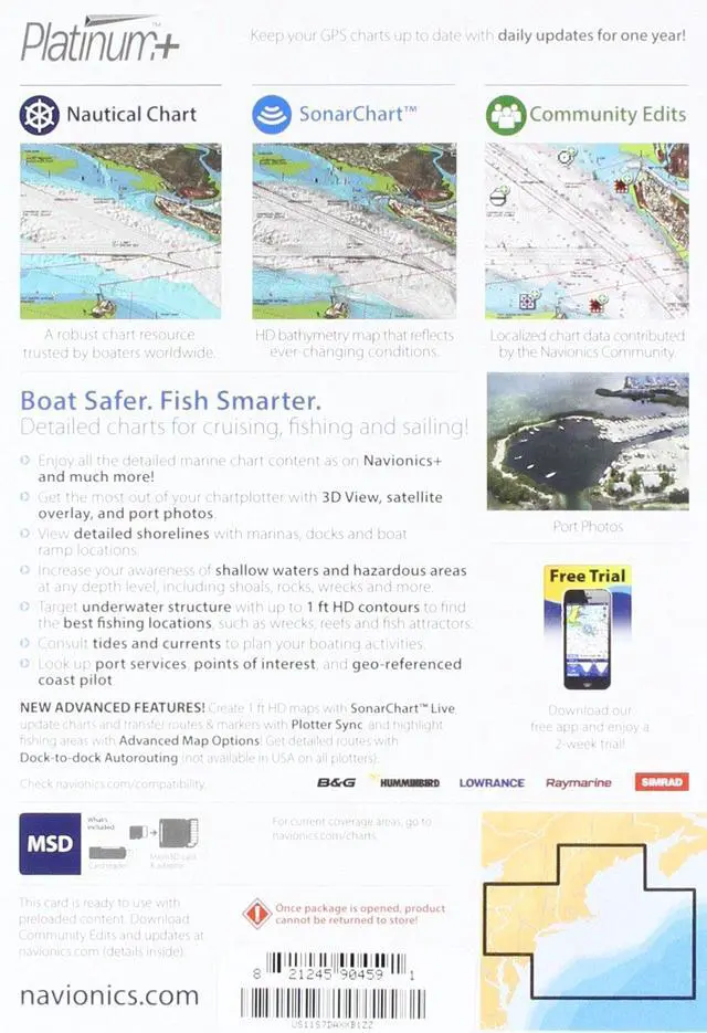 Alt view image 2 of 2 - Platinum+ SD 904 US Ne & Canyons Nautical Chart on SD/Micro-SD Card - MSD/904P+