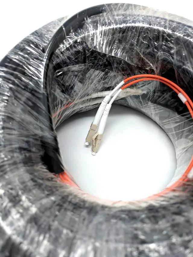 Alt view image 2 of 2 - Direct Burial/Outdoor LC-LC Duplex 2-Strand Fiber Optic Cable - Multimode (50/125) - 15M (49ft)