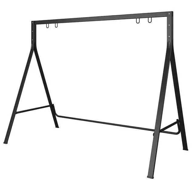 Alt view image 2 of 3 - Metal Outdoor Porch Swing Stand - Outdoor Heavy Duty Swing Frame for 4 Ft. or 5 Ft. Swings, Perfect for Patio, Yard and Garden