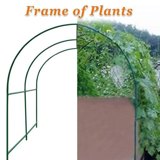 Alt view image 4 of 6 - Greenhouse Replacement Frame for Larger Hot Garden House, Support Arch Frame Climbing Plants/Flowers/Vegetables (16.4'x 7' x 7.2')